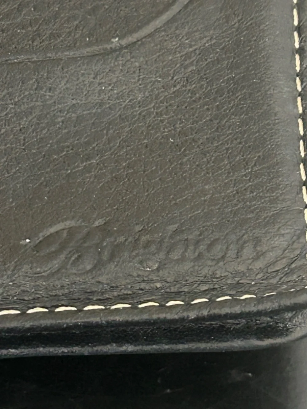 Brighton Heritage Black Leather Heart Wallet.